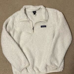 Patagonia White Fleece Pullover
